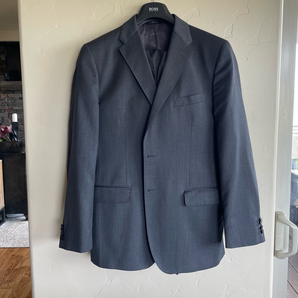 Charcoal Grey Ermenegildo Zegna Saks Fifth Avenue Suit